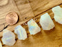 Raw moonstone necklace for women Gemini necklace Raw crystal necklace Real moonstone jewelry Rainbow moonstone pendant necklace