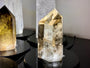 Large citrine tower Quartz crystal lamp Large crystal tower Smoky citrine lamp Quartz crystal light Raw quartz lamp Clear quartz tower