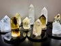 Large citrine tower Quartz crystal lamp Large crystal tower Smoky citrine lamp Quartz crystal light Raw quartz lamp Clear quartz tower