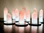 Large Rose Quartz tower Genuine rose quartz light Raw crystal lamp Large crystal towers Crystal generator Real rose quartz lamp Obelisk