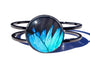 Real butterfly wings Butterfly Wing Bracelet Blue Turquoise butterfly Cuff Bracelet Carolina Panthers swallowtail bangle science bracelet