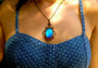 Real butterfly wing necklace 1920s necklace Art Deco necklace Flapper necklace Vintage style jewelry 1920s jewelry Blue morpho butterfly