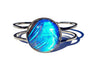 Real Blue Morpho Butterfly wing bracelet Silver butterfly bracelet Blue morpho Jewelry Butterfly cuff bracelet Bug bracelet Insect bracelet