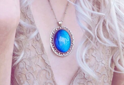 Recycled butterfly wing necklace Real butterfly necklace Blue morpho necklace Pressed flower necklace Ethically sourced butterfly jewelry