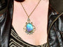 Real blue morpho butterfly necklace Vintage modernist jewelry space butterfly gift for girlfriend Fantasy themed jewelry Dark souls Cosplay