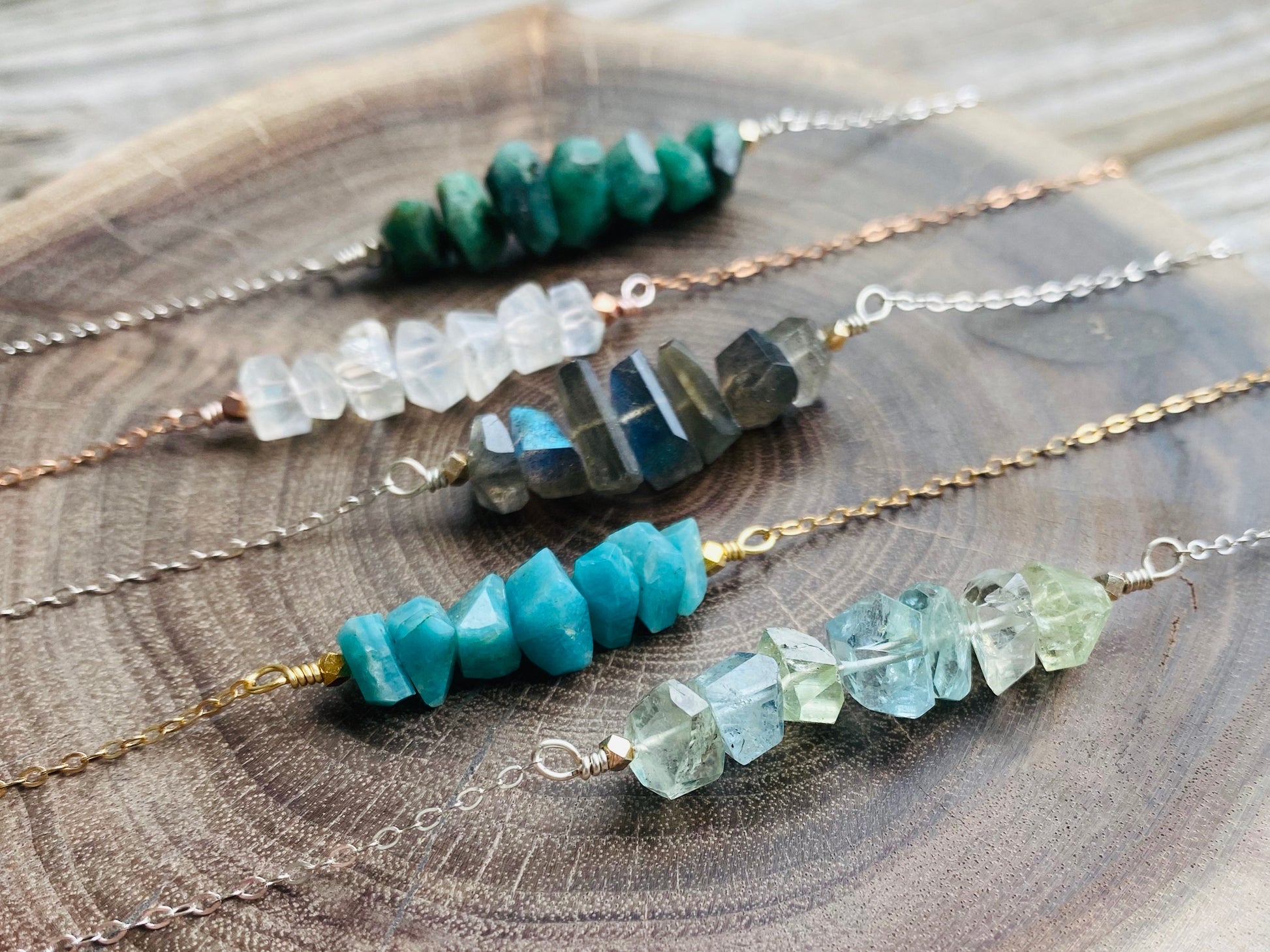 Raw citrine necklace Gemstone bar necklace Crystal bar necklace Raw crystal necklaces for women Natural citrine jewelry 14k gold option