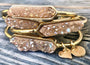 Druzy bracelet Gold bracelets for women Raw gemstone jewelry Best selling items Stone bracelet Gemstone bracelet Raw druzy jewelry Champagne