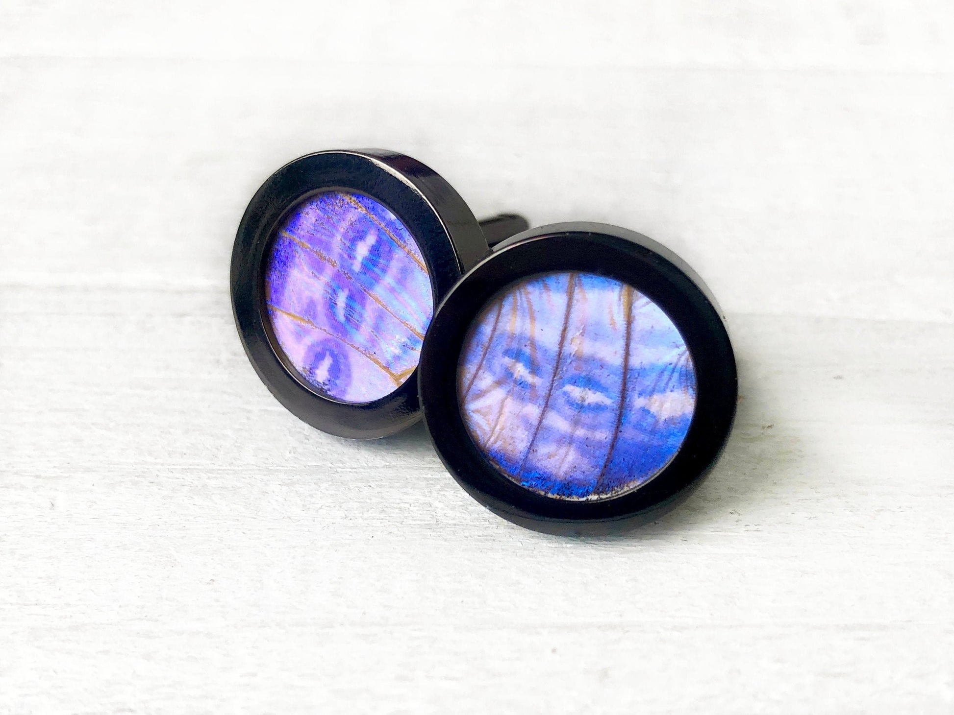 Real Butterfly wing cufflinks Wedding cufflinks Groom gifts Custom cufflinks for groomsmen Geode cufflinks Cuff links for groom cufflinks