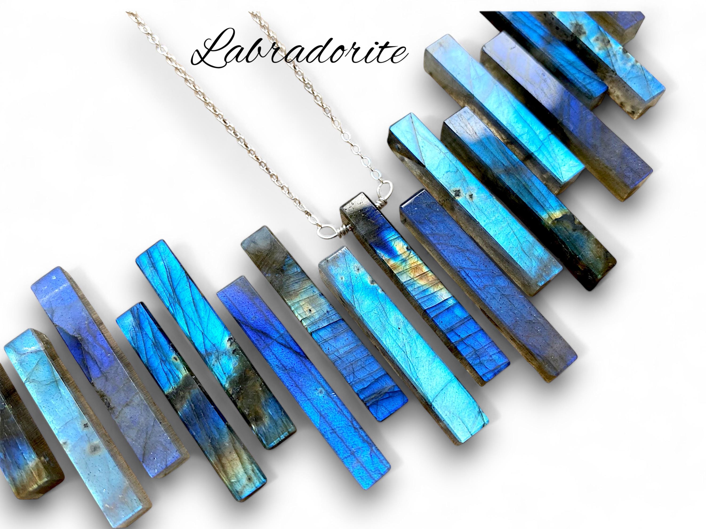 Raw moonstone necklace for men women Crystal necklace men Couples necklaces Rainbow moonstone jewelry Gift for boyfriend girlfriend