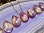Raw ametrine necklace Genuine ametrine crystal necklace Natural ametrine jewelry for women ametrine pendant Amethyst and citrine necklace