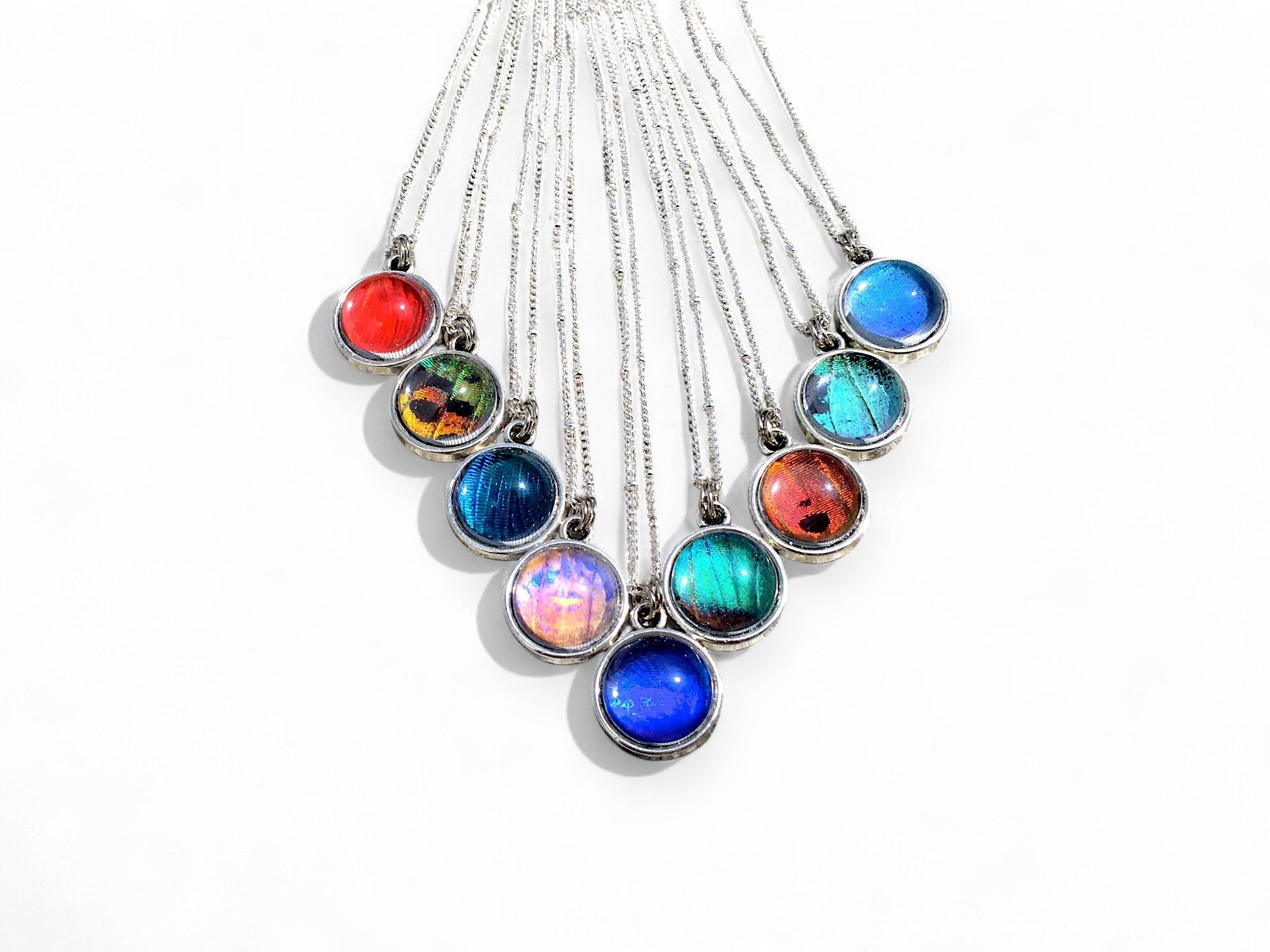 REAL Butterfly wing necklace Pastel goth Best Bitches BFF necklace for 2 3 4 5 6 Shadowhunters Riverdale BFF gift Best friend necklace