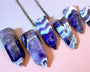 Large amethyst point necklace Chevron amethyst necklace Amethyst pendulum necklace Raw amethyst jewelry Dream amethyst point pendant