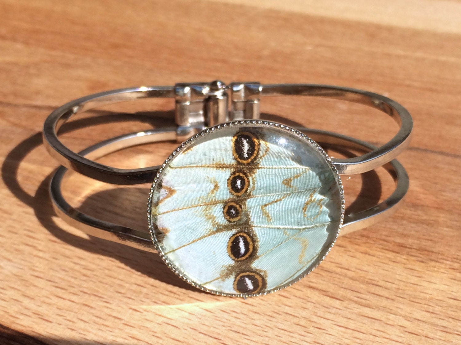 Real butterfly wing Evil eye bracelet Viking Bracelet Protection bracelet Viking jewelry Preserved insect bracelet Top sellers