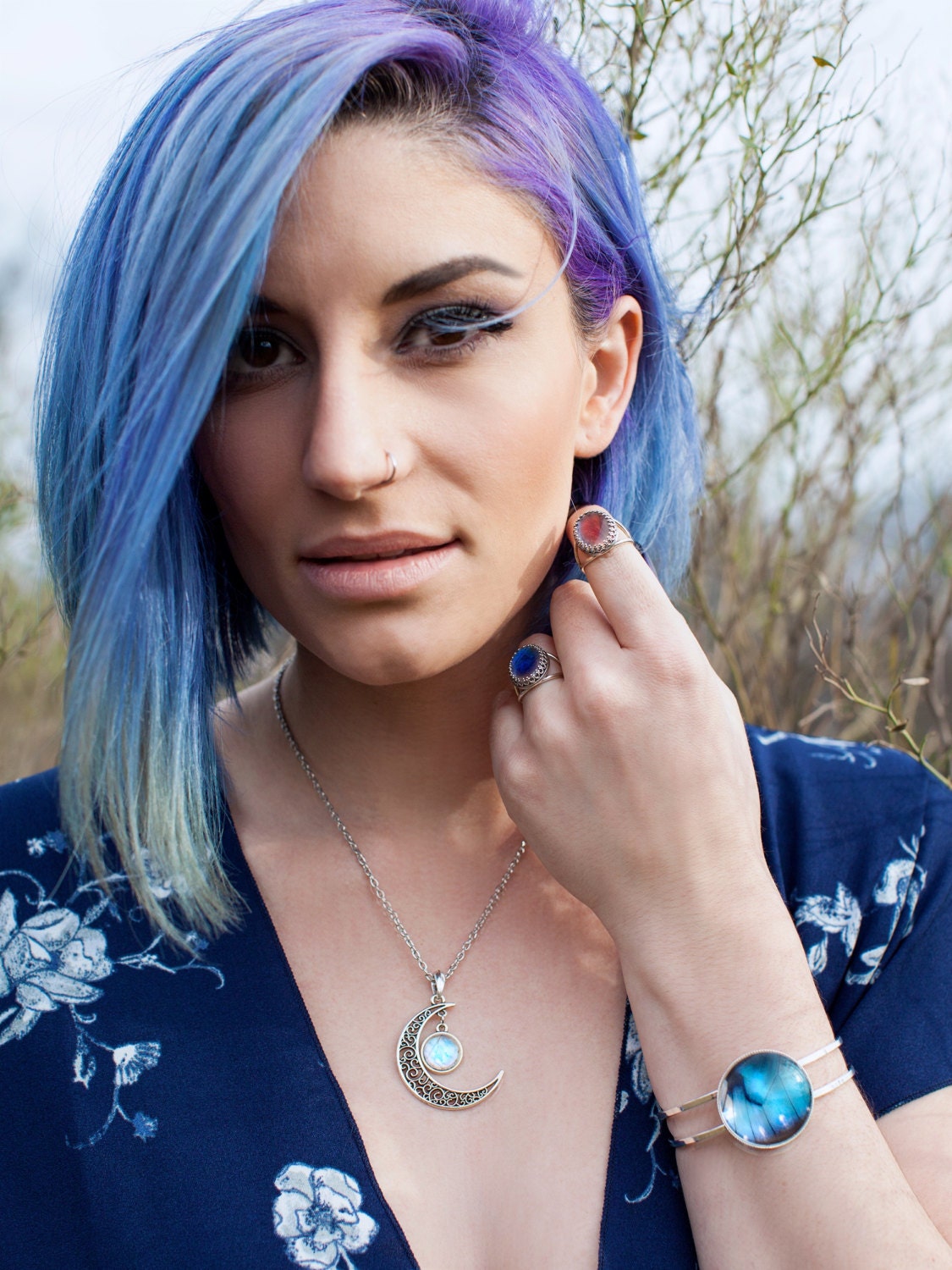 Real Butterfly bracelet Turquoise bracelet Taxco jewelry Southwestern bracelet Blue morpho butterfly wing bracelet Turquoise jewelry