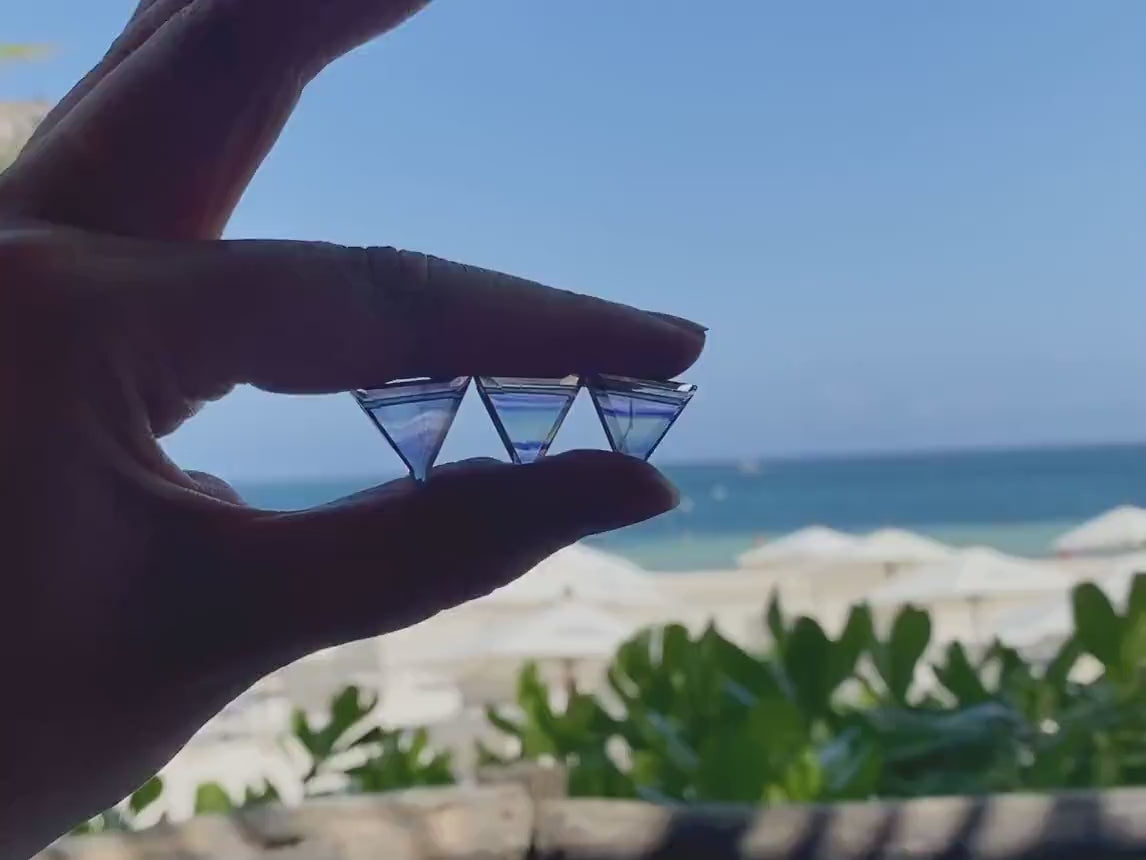 Rainbow Fluorite necklace Raw crystal necklace Cubic fluorite triangle necklace Green fluorite point necklace Raw fluorite tower necklace