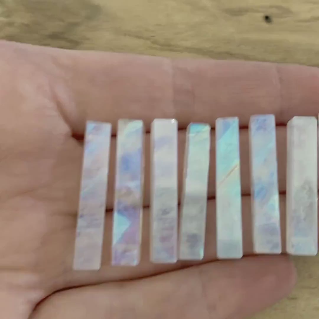 Raw moonstone necklace for men women Crystal necklace men Couples necklaces Rainbow moonstone jewelry Gift for boyfriend girlfriend